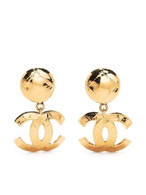 farfetch chanel earrings